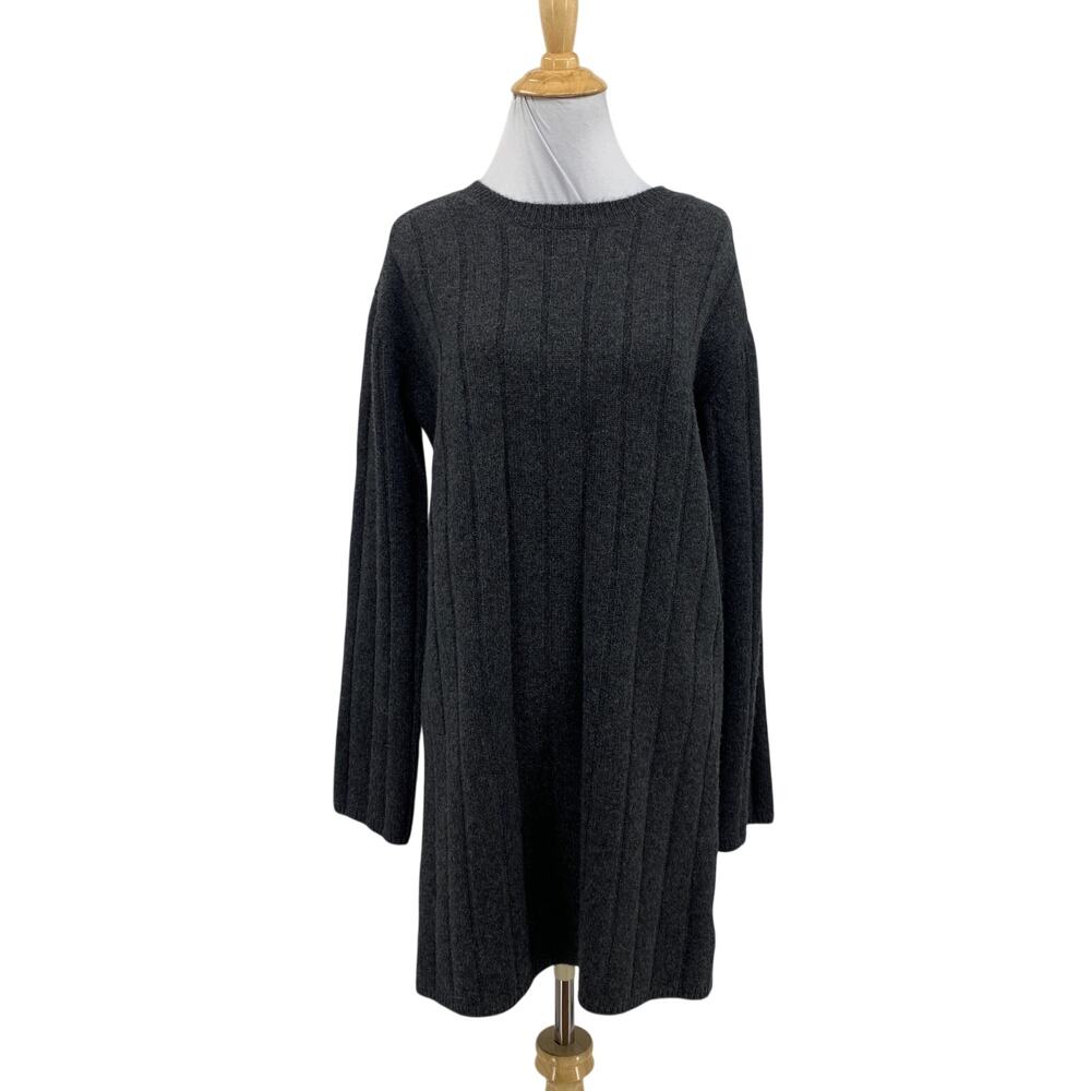 NakedCashmere Tunic Women S Small Gray Cashmere Liv Straight Shift Relaxed Cozy
